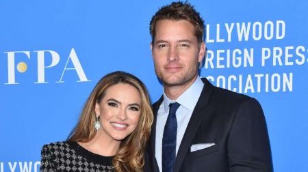 Justin Hartley with ex-wife, Chrishell Stause